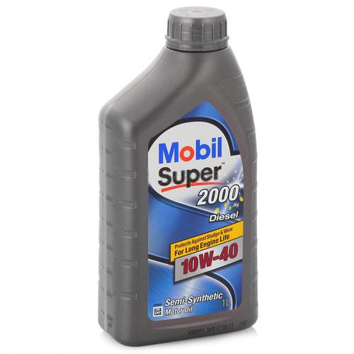 MOBIL SUPER 2000 X1 10w40 SL/CF  1л п/синтетика, масло моторное